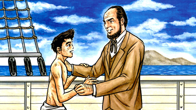 ジョン万次郎のイラスト6