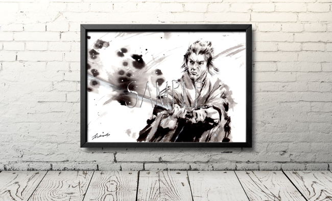 侍のイラスト（Samurai warrior＃5）