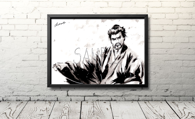 侍のイラスト（Samurai warrior＃7）