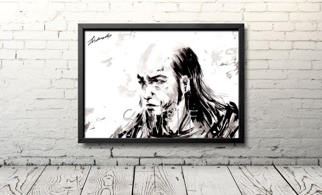 侍のイラスト（Samurai warrior＃12）