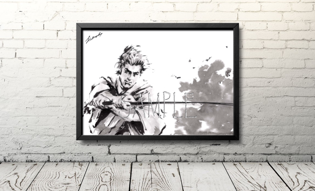 侍のイラスト（Samurai warrior＃13）