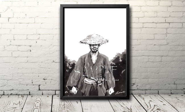 侍のイラスト（Samurai warrior＃16）