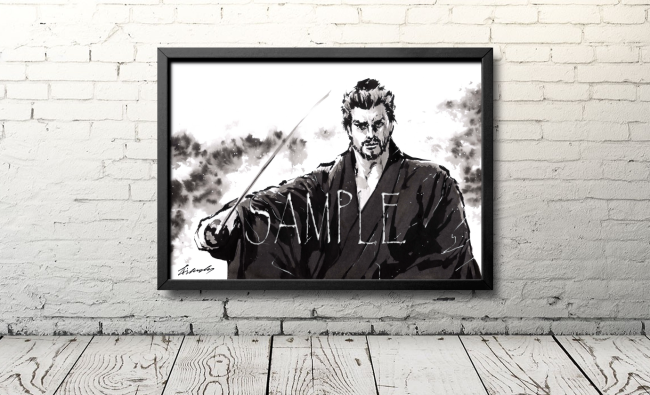 侍のイラスト（Samurai warrior＃17）