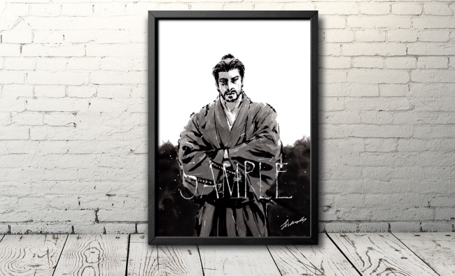 侍のイラスト（Samurai warrior＃22）