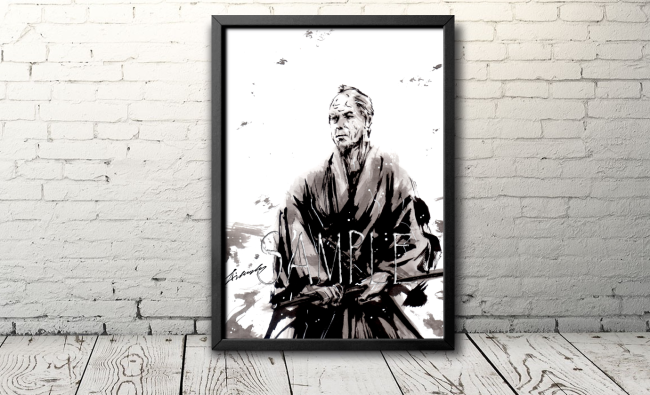 侍のイラスト（Samurai warrior＃9）